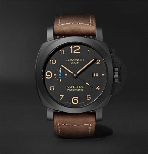 luminor panerai gmt ceramic replica|panerai 1950 3 day automatic.